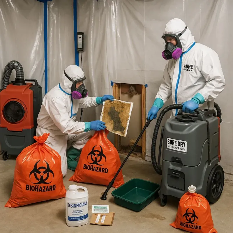 Contaminated Water Handling Protocols process in Fort McKinley, OH